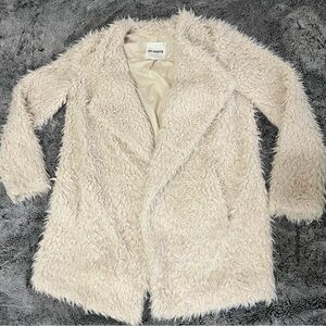 BB Dakota Cream Fuzzy Jacket